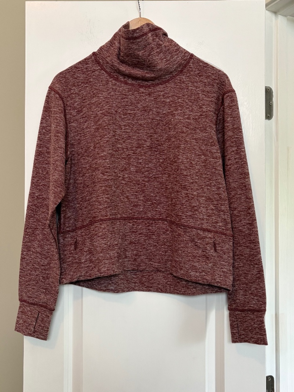 Lululemon Ready to Rulu Pullover Heathered Savannah- Size 6